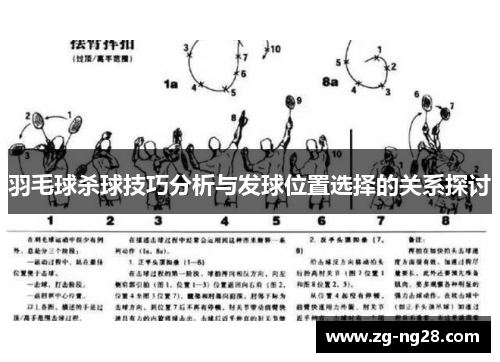 羽毛球杀球技巧分析与发球位置选择的关系探讨